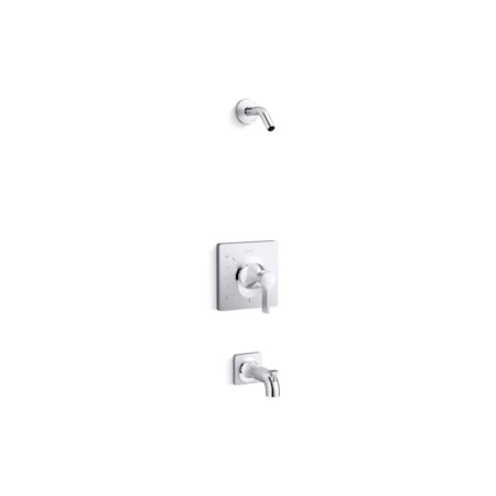 Venza Rite-Temp Bath And Shower Trim Kit, Without Showerhead In Polished Chrome